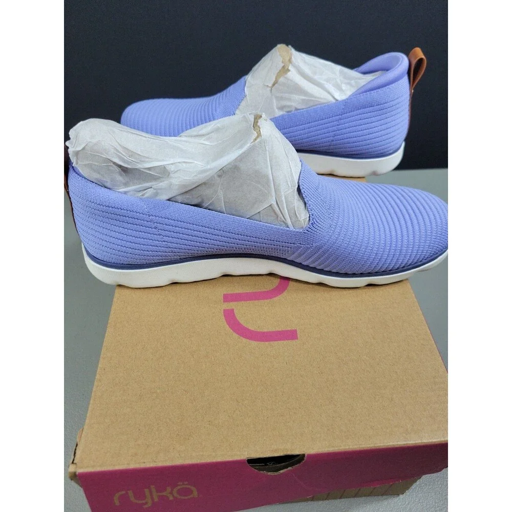 RYKA Effortslipon Women’s 7M  Comfort Slip Ons WildBlue J3106M1400 New